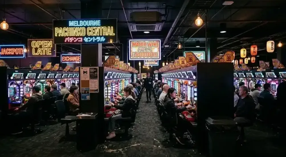Tournament arena with scoring screens